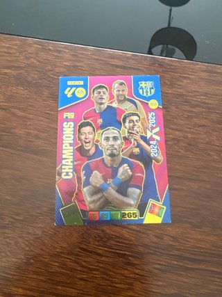 Carta Panini Champions League 2024-2025