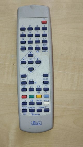 Mando a distancia Classic IRC81729 gris