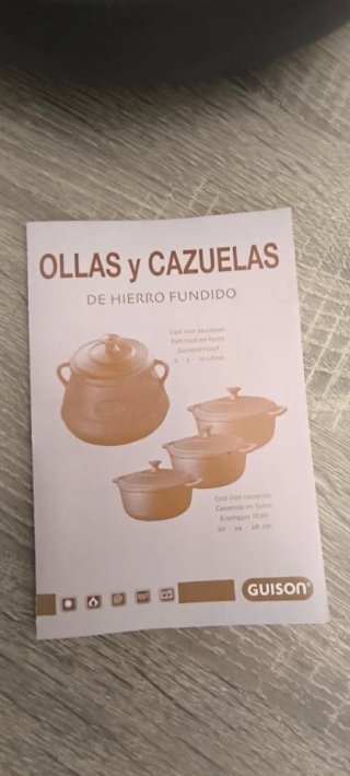 Cazuela de hierro fundido GUISON 10L