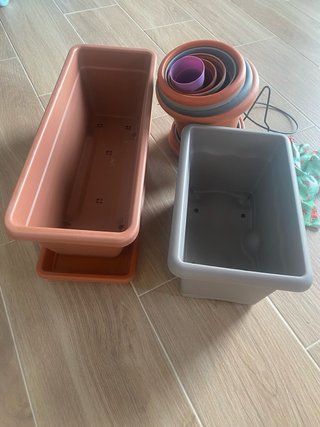 Lote Macetas y Jardineras Variadas