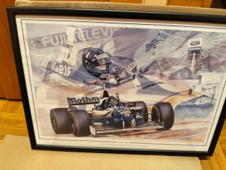 Lámina Suzuka 1996 - Ayrton Senna