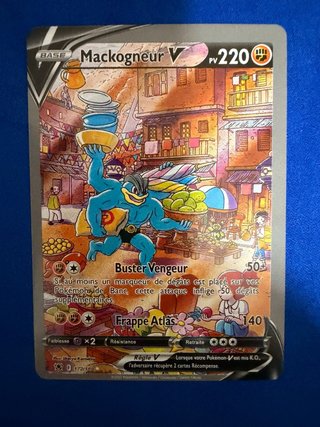 Carta Pokémon Mackogneur V PV 220
