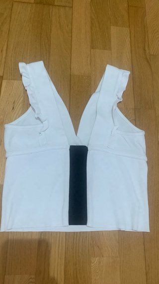 Top Zara Talla L Volantes
