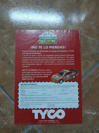 Folleto Scalextric Competición 1995