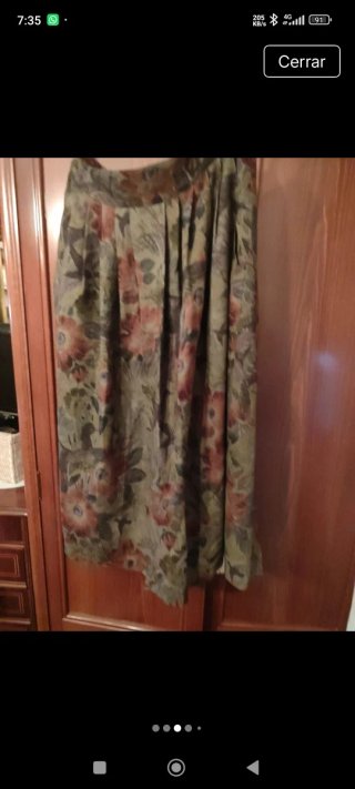 Chaqueta lana Geiger verde talla XXL