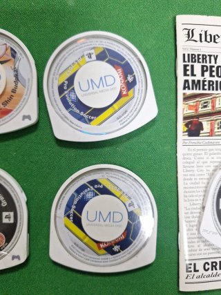 UMD Juegos PSP: Dragon Ball Z, Pro Evolution Socce