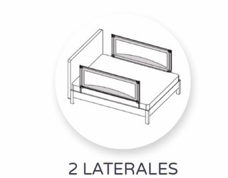 Pack 2 Barreras Seguridad Cama/Canapé