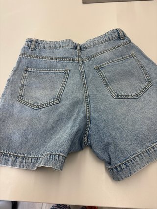 Bermudas tejanas azules