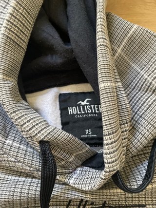 Sudadera Hollister a cuadros