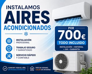 instaladores de aires acondicionados