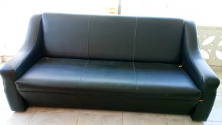 Sofá de 2 plazas estampado
