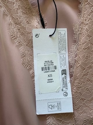 Blusa rosa claro Primark con encaje