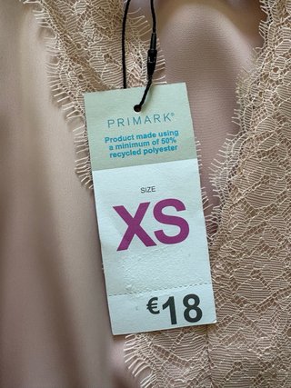 Blusa rosa claro Primark con encaje
