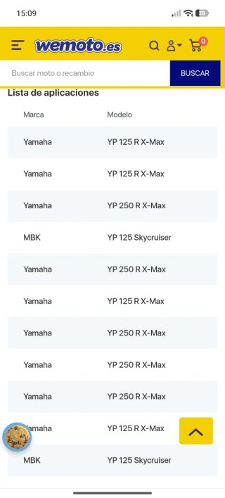 Pastillas Freno EBC SFA430 Yamaha X-Max 125