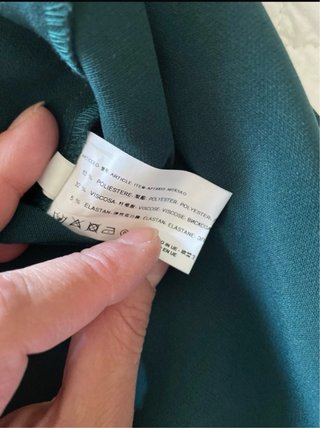Vestito corto Biancoghiaccio Blu Petrolio Taglia L