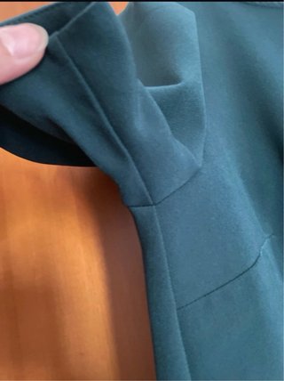 Vestito corto Biancoghiaccio Blu Petrolio Taglia L