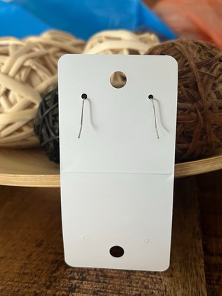 Pendientes hoja plateados nuevos