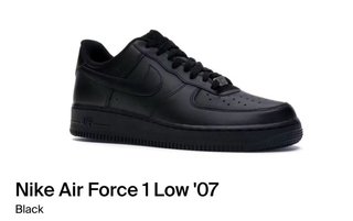 Nike Air Force 1 Low '07 Negro