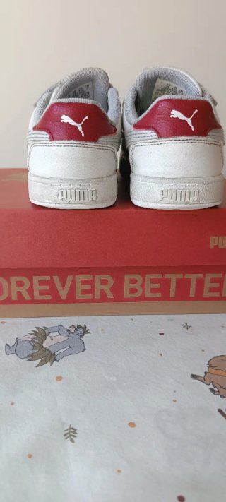 Zapatillas Puma niño blancas
