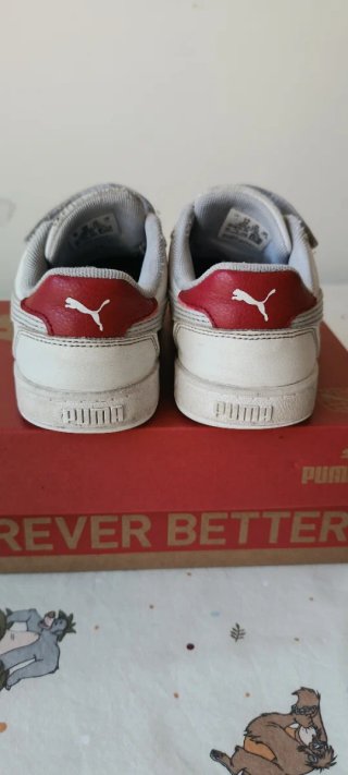Zapatillas Puma niño blancas