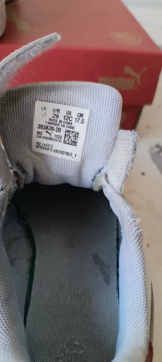 Zapatillas Puma niño blancas