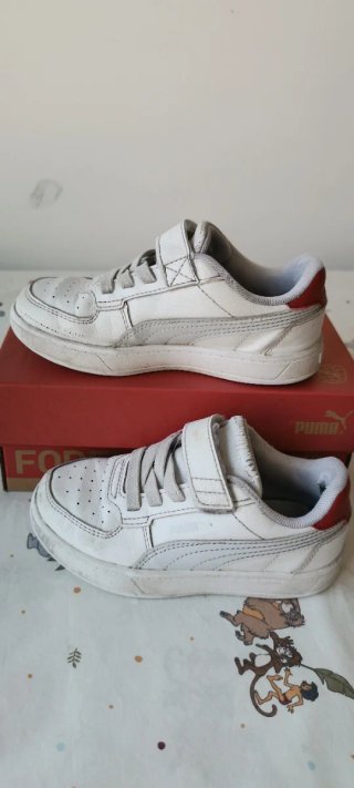 Zapatillas Puma niño blancas