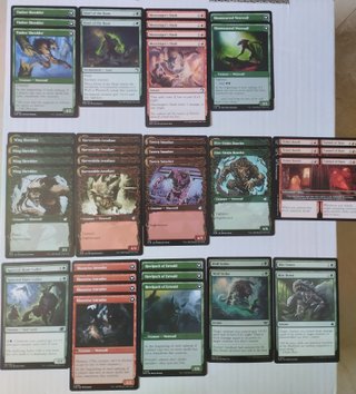 Deck Werewolf Pauper Tribal Stompy Gruul Magic MTG