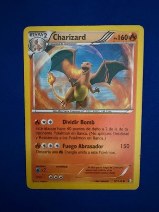 Carta Pokémon Charizard Etapa 2 PV 160