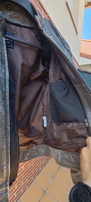 Chaqueta Moto Vintage Cuero