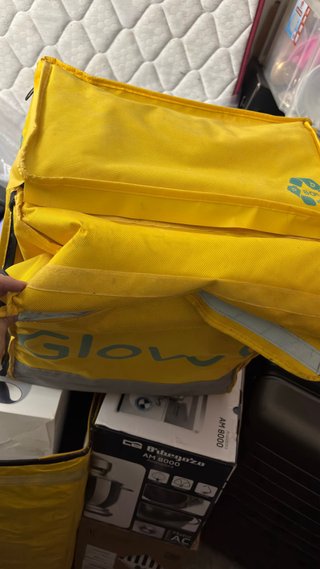 Mochila Glovo Amarilla