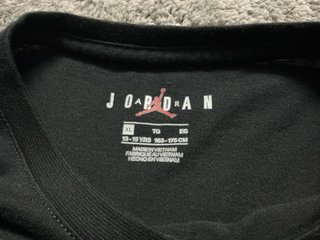 Camiseta Jordan Niños Talla XL 13-15 Años