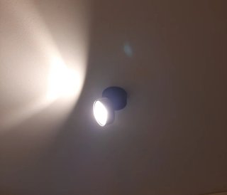 Foco de techo negro led