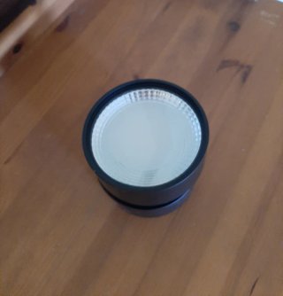 Foco de techo negro led