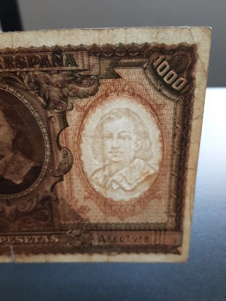 BILLETE DE 1000 PESETAS DE 1940 MUY DIFÍCIL