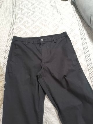 Conjunto Hombre camiseta polo y Pantalón Negro