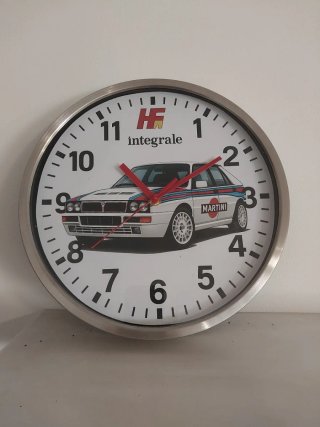 Relógio de Parede Lancia HF Integrale Martini