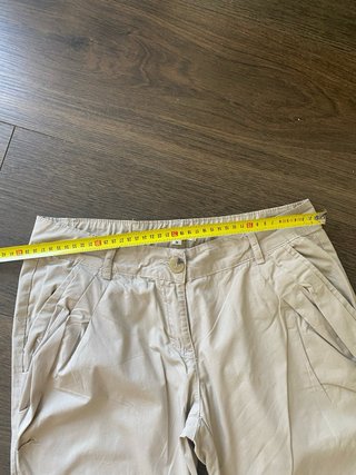 Pantalón Verano Talla M Beige Nuevo