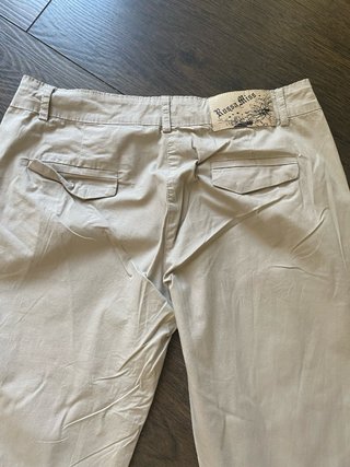 Pantalón Verano Talla M Beige Nuevo
