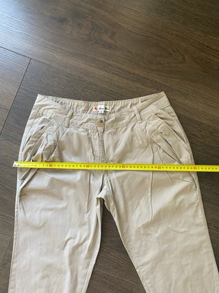 Pantalón Verano Talla M Beige Nuevo