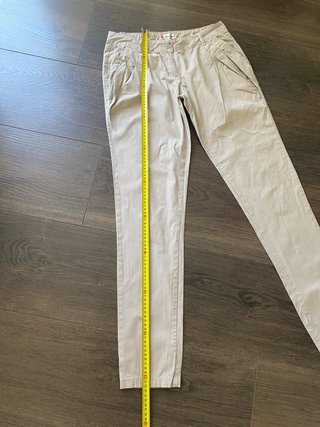 Pantalón Verano Talla M Beige Nuevo