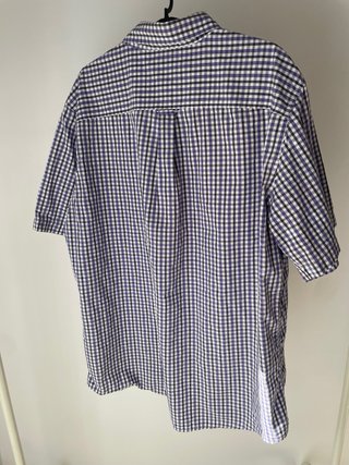 Camisa Chaps XL Cuadros Vichy Lila