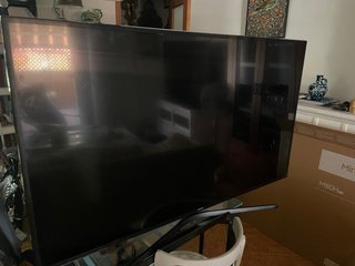 Televisor Samsung Negro para piezas.