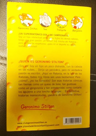 Lote 2 libros infantil.  Stilton y Melvin