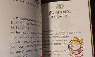 Lote 2 libros infantil.  Stilton y Melvin