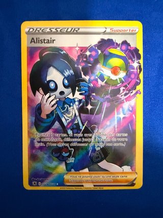Carta Pokémon Alistair Dresseur Supporter