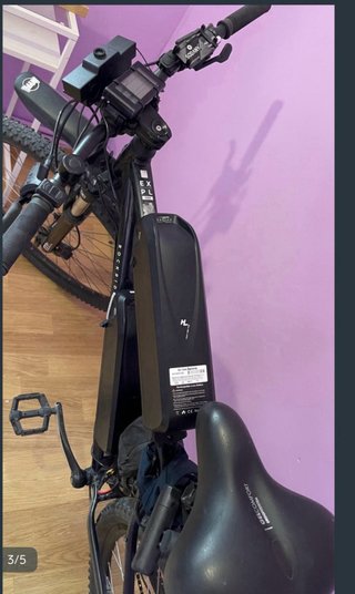 Bicicleta Eléctrica Negra
