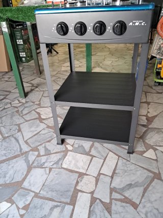 Cucina a gas 4 fuochi AMC