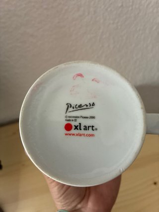 Taza cerámica estilo Picasso multicolor