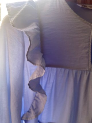 Vestido midi Zara azul