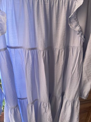 Vestido midi Zara azul